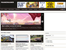 Tablet Screenshot of frankengamer.com